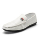 Goldlion (Goldlion) Frühlings- und Sommer 2025 Neue Doudou -Schuhe Herrenlederschuhe koreanische Version Fahren faule Schuhe Soziale Trend lässige Herrenschuhe Schwarz 9880 39