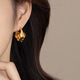 Idel's light luxury high-end pendant earrings women's niche unique metal earrings 2025 new earrings birthday gift E3672 Japanese and Korean metal earrings