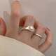 Laomiao silver ring S925 high-end pearl ring S925 high-end pearl ring No Specifications
