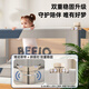 AOTGSSE bed fence crib fence safety guardrail bed side baffle baby anti-fall bed fence no punching [no punching] Crown Bear 2.0 meters single-sided installation