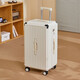 
Five-wheeled suitcase 26-inch large-capacity, angle-packing multi-functional suitcase 24-inch trolley case password box 826-pink (high configuration, large-capacity thickened model) 30-inch [five-wheel + cup holder + usb interface]