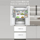 Casarte refrigerator 450 liters 594mm ultra-thin zero-embedded dual system French multi-door first-class energy-efficiency white refrigerator 450 white