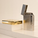 Dupont S.T.Dupont French Ligne2 Slim Series Diamond-Stuhl-PUTERNED GLOMPLATED PIPE HINDER ECHTE GESEHEN 17081 Silber, 1