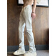 Meiyao White Slim Jeans Herbst und Winter American Vibe Style Hosen hübsches Reißverschluss, die Zahnräder hochgeschnitten und leicht ausgestattet gerade Hosen schwarz (K841) 3xL empfohlen 155-165jin [Jin gleich 0,5 kg]