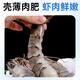 Linglue domestic live frozen black tiger shrimp net weight 1.8Jin Jin equals 0.5kg 20-28 salt-frozen single frozen shrimp barbecue prawns monodon