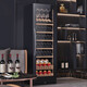 BAIKAILUN red wine cabinet constant temperature wine cabinet embedded dual temperature frost-free wine preservation cabinet home living room display tea beverage liquor wine refrigerator single temperature zone丨full version丨100 bottles LOW-E anti-fog door