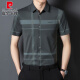 皮尔卡丹（pierre cardin）无痕男士衬衫夏季高弹短袖锦氨衬衣免烫休闲商务寸衫轻奢男装透气 DW1105 38 (115斤以下)