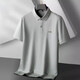 Playboy (Playboy) High-End plus Fat plus großer mercerisierter Baumwollgeschäft Polo-Shirt-Kurzärmeleitter-Sommer Fat Man Casual Revers T-Shirt Top 6625 Orange L (110-130jin [Jin entspricht 0,5 kg]))