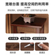 XiaoJiangti Madera maciza Terracia china Balcón Balcón Estante de almacenamiento Decoración de pisos Casa