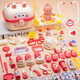 House de la casa para niños Little Doctor Toy Juego de juguetes Masculino y niña Toca una caja de estetoscopio para tratamiento médico de 3 a 6 años. Luxury Pink Doctor Toy 59 Piezas puestas para muñecas + cama
