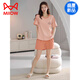 
Catman (MiiOW) [Chinese Valentine's Gift] Pajamas for women pure cotton summer short-sleeved shorts pullover thin style for wear outside comfort and casual home Z9855 main picture model M [Suggested 80-100Jin [Jin equals 0.5 kg] wear]