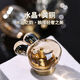 
French light luxury crystal pigeon egg transparent rabbit handle cabinet wardrobe door handle animal champagne small handle T2694 champagne butterfly