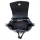 Tory Burch Tang Liboqi Logo Couleur de couleur Souleur en cuir sac à dos Femme Femme Black Basic Basic Package (sac à poussière)