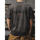 Reine Drei-Pin-Nadel-Modemarke Kurzärärmelte T-Shirt Herren Sommer Lose großgröße reines Baumwoll-T-Shirt American Retro Motorrad gedruckt halbärmelig HST1518 Dunkelgrau 10xl M 100-120jin [Jin gleich 0,5 kg]