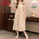 LangSha (LangSha) Princess Style Pajamas for women in summer sleeveless chest pad nightgown sexy internet celebrity girl new long skirt outside home clothes Lemon yellow 9906D with removable chest pad M 75-100Jin [Jin equals 0.5 kg]