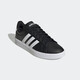 阿迪达斯（adidas）休闲鞋男鞋女鞋夏季新款运动鞋GRAND COURT 2.0时尚百搭低帮板鞋 GW9196黑色 36 (220mm)