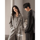 Beiyan couple pajamas women's new spring and autumn pure cotton long-sleeved Mickey couple home clothes high-end men's cardigan set C21063 women's M
