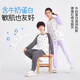 
Children's pajamas for young and young children with small breasts and girls in spring and autumn loose thin style A-type moisturized medium-sized big children's panda home clothing set