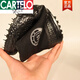 卡帝乐鳄鱼（CARTELO）户外登山黑色解放鞋男工地耐磨农田胶鞋春秋季高帮劳保鞋女保安鞋 其他 x 3531黑色高(加厚橡胶底) 35