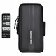Perfect sports running mobile phone arm bag, thin and thin, three-layer water-repellent fitness arm bag for men and women, thin wrist bag, cool black