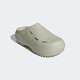 
Adidas slippers men's shoes women's shoes 2025 summer new sports hole mules thick-soled slippers casual bag-toe sandals JR9274 light gray green 36.5