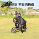 丸丫适用t2/小虎子t18/t28/t3安全扶手口袋婴儿推车围栏餐盘挂包配件 黑色挂袋
