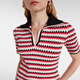 La Doublej [chinesisches Valentinstagsgeschenke] Checkers gestrickt Polo -Hemd P01051950 Beige XS XS