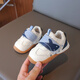 Terranis Yangma recommends boys' 2024 autumn new 0-1-2 year old baby toddler shoes infant leather anti-slip gray 23_inner length 15.0cm