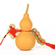 Five Emperors Coins and Bagua gourd pendant with dragon head Fu character small gourd car hanging home cultural and play door opposite door decoration glossy gourd with five Emperors Coins 15885N1
