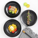 Métamine Plaque de table assiette commerciale assiette à manger assiette Hot Pot Restaurage Plat Plaque Barbecue Plaque barbecue Plaque barbecue Plate LJP1098 One Piece 72 Pièces