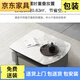 
Rock slab tea table modern simple living room home coffee table small apartment rotating Italian rock slab tea table TV cabinet 14070 Fish belly white rotating tea table 100 real rock slab