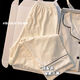 Winter mist pajamas for women pure cotton spring and summer 2024 new style for wearing short-sleeved thin cartoon loose casual home clothing set 9923 apricot [with chest pad/long sleeve + trousers] M Recommended weight 85-100 Jin [Jin equals 0.5 kg]