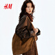 H/M Women's 25 Autumn New Fashion Bag Triangle Crossbody Bag 1302765 beige
