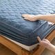 Mercury Series Home Textiles 2025 New Baby Velvet Quilted Sheet Single Piece A+ Bentley Blue Fitted Sheet 180cm*200cm
