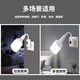 Jinggong light bulb lamp holder with switch socket universal lamp base hose lamp head plug wall lamp E27 screw led socket lamp 20W white light
