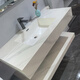 
Rock slab seamless wash basin integrated double bathroom wash basin hotel toilet wash basin [Stylish and simple] Fish belly white seamless basin [Smart [SQWY Classic] 60*50 5689 pieces sold