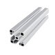 Il jiagong européen standard national standard industriel profil en aluminium sable blanche électrophorétique 4040 Silver blanc électrique sable de sable de sable de sable de montage National standard 6630lz angle droit sable blanc