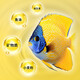 Zierfischfutter allgemeine Fischfutter schwimmend Pellet Fisch Futter Koi Süßwasserfische kleine Fischfutter Goldfische Futtermittel in einem 1050 ml Medium Pellet ca. 430 g