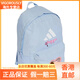 阿迪达斯 （adidas）【定制包】  经典3道杠徽标个性印花拉链开合 织物 双肩包 女款 可爱猫咪