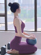 Shuangxiu high-end yoga clothing suit for women, new beautiful back all-in-one running fitness Pilates vest with chest pad, Yanwei purple suit, suit is more cost-effective S (80-100)