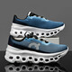
[Same model of Angjia] Carbon board running shoes shock-absorbing men's trendy breathable mesh lightweight outdoor anti-odor sneakers Dark blue--Shuaile 9912 42