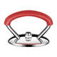 Fantasy universal pot lid handle stainless steel silicone anti-scalding and high temperature resistant pot lid handle glass head handle accessories thickened material/anti-scalding upgraded red 1 piece