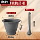 Sailoto cast iron pestle for nests, iron tampers for traditional Chinese medicine, iron pestles and mortars for medicine jars, peppers and peppers, iron pairs for nests, cast iron thickening garlic jars, small size
