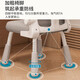 
Children's study chair, primary and secondary school students' writing chair for home use adjustable lifting seat backrest chair, office computer chair 983 smooth study chair [white gray + latex]