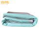 GUIYIN [combed and thickened] old coarse cloth mat summer cotton thickened extra thick double sheet 1.8 bed Tubuya light green thickened combed cotton 2.0*2.3 three-piece set (about 2.4KG) (1.5 bed)