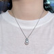 Yiqi Australian White Pearl Pendant Seawater Necklace 18k Gold Diamond Light Luxurious Clavicle Chain Holiday Gift Size 13.1mm