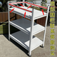 He Jiangong diaper table with guardrail crib steel storage rack with fence movable care table milk powder diapers multi-function cream color [buy fence contact customer service] Gift universal wheel / length 900 / width 500 / height 1050 /