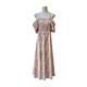 Xiya Meng Madre e hija Patern-Child Summer Vestido 2025 Diferentes estilos nuevos de la calle Fried Floral Descreence Falda de manga de hojaldre Pink Size S-Sugerion -10Jin [Jin equivale a 0,5 kg]] 95