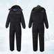 AETEL Cold Storage Workwear Suit Men's One-piece Cotton Clothes Winter Outdoor Night Fishing Cold-proof Cotton Clothes Thickened Fishing Cotton Jacket Workwear Black Jumpsuit XL 175
