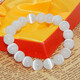 MHFDO old phoenix quality OIDSG cat's eye candy color cat's eye bracelet crystal bracelet summer women's bracelet fine white cat's eye stone about 10 mm 20 beads